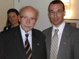 Dr. Otto von Habsburg with HAF Member Mate Hegedus